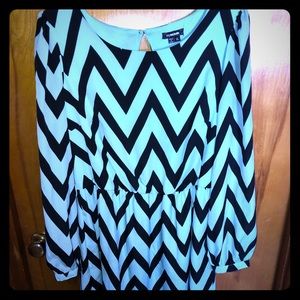 Chevron Party Dress